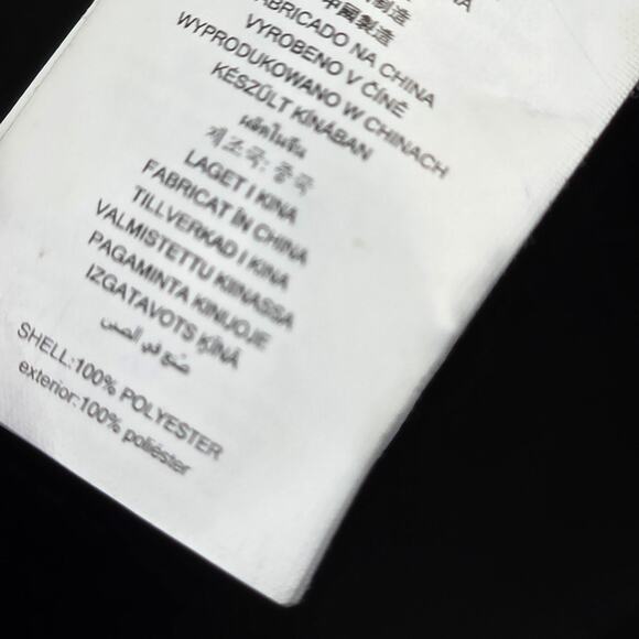 Michael Kors Coat Mens XL Black Hooded Parka Zip Snap Pockets Fishtail Hem MK - Picture 16 of 16